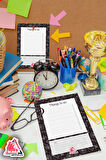 Daily To Do List Planner | Daily Goals, Haftalık Ajanda, Aylık Defter | A5 50Syf 15*21cm