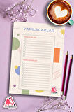 Yapılacaklar Listesi Planlayıcı | To Do List Planner, Günlük Hedef, Aylık Defter | A5 50Syf 