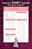 Budget Planner |  Bütçe-Hedef  Planner, Haftalık Ajanda, Aylık Defter | A5 50Syf 