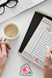 Yapılacaklar Listesi Planlayıcı | To Do List Planner, Günlük Hedef, Aylık Defter | A5 50Syf 