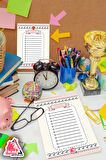 Yapılacaklar Listesi Planlayıcı | To Do List Planner, Günlük Hedef, Aylık Defter | A5 50Syf 