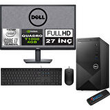 Dell Vostro 3910 MT Intel Core I7 12700 32GB 1TB SSD 27" FHD Ubuntu QUADRO T1000-4GB Masaüstü Bilgisayar 27N3910T1000U18 + Zetta USB Bellek
