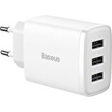 Baseus USB Hızlı Şarj Aleti Beyaz