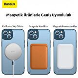Baseus iPhone 14 6.1 Kamera Korumalı Magsafe Kılıf ve Ful Kaplama Kırılmaz Ekran Koruyucu, Anti Şok