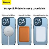 Baseus iPhone 14 Pro Max Kamera Korumalı Magsafe Kılıf ve Ful Kaplama Kırılmaz Ekran Koruyucu
