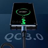 Baseus 1 Metre 60W Type C to Type C Şarj, Data ve 4K 60Hz Görüntü Aktarım Kablosu, 10Gbps QC3.0 Kablo