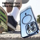 Baseus iPhone 14 Pro Max Ful Kaplama Kırılmaz Ekran Koruyucu ve Magsafe Kılıf, Air Armor Kılıf,Sararmaz