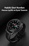Polham Hermes Loop Samsung Galaxy Watch 20MM ve Huawei GT2-GT3-Magic 2 42MM İçin Deri Kayış Kordon