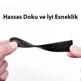 Polham Hermes Loop Samsung Galaxy Watch 22MM ve Huawei GT2-GT3-Magic 2 46MM İçin Deri Kayış Kordon