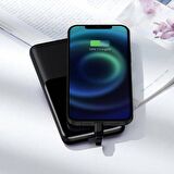 Baseus Dijital Göstergeli 10000 mAh Hızlı Şarj Powerbank Beyaz 