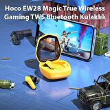 Polham BT5.3V Oyun Modlu Ses Gecikmesiz Mikrofonlu Bluetooth Kulaklık, Uzun Şarjlı, Gaming Kulaklık