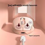 Polham 2.4G 500mAh Şarj Edilebilir Süper Sessiz Kablosuz Mouse, Windosw, Linux, Mac Os Uyumlu Mouse