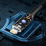 Baseus Süper Hızlı 100W 1 Metre Type C To Type Şarj ve Data Kablosu, Kopmaz Halat Kablo 480 Mb Hızlı