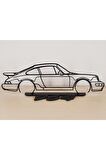Porsche 964 Turbo S  20cm Plastik Masa Süsü Masa Dekorasyonu