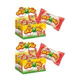 Saadet Ekşiyüz 3.5 Gr x 100 Adet Tutti Frutti Aromalı Sakız 2 Paket