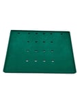 Süet Kumaş Yeşil 34-24 Cm Ayaklı 18 Pedli Kolye Tabla Stand