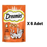 Dreamies With Chicken Tavuk Etli Kedi Ödülü 60 Gr 6'lı