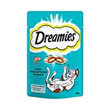 Dreamies With Savoury Salmon Somon Granül Yetişkin Kedi Ödülü 60 g 