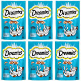 Dreamies Somonlu Kedi Ödülü 60 Gr x 6 Adet