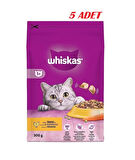 Whiskas Tavuklu Sebzeli Kuru Kedi Maması 300 Gr*5 ADET