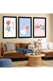 Kız Çocuğu Odası 100 X 50 Cm Saatli Kanvas Tablo