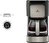 Karaca Just Coffee Aroma 2 In 1 Filtre Kahve Ve Çay Demleme Makinesi Bej