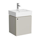 VitrA ArchiPlan 66558 Lavabo Dolabı, 45x38 cm, Mat Bej / Sağ