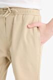 DeFacto Erkek Çocuk Lastikli Paça Basic Düz Gabardin Jogger Pantolon B6713A825SMBG732