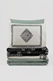 Cotton Box Çift Kişilik Battaniyeli Nevresim Takımı Hardy Yeşil