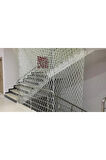 GÜVENLİK FİLESİ 2 X 16 METRE KALINLIK 6 MİLİM GÖZ 5 CM MONTAJ MAĞZEMELİ ÇOCUK GÜVENLİK FİLESİ