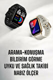 Suya Dayanıklı Bluetooth Akıllı Saat GPS, Adımsayar, Nabız & Sağlık Takibi