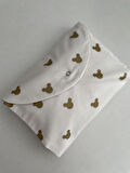 Gold Mickey Poplin Bej Poplin Organizer