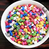 Teraryum Çakıl Taşı, Fanus Renkli Dekoratif Taş Akvaryum Taşı KarışıkRenk1-2 cm çaplı 5Kg Paketlerde