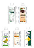 ERSAĞ 5Lİ ŞAMPUAN SETİ ARGAN+ PAPATYA+ GREYFURT + ALOEVERA + BİO 300 ML