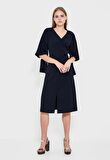 MODATALİKA Kadın Önden Yırtmaçlı Midi Elbise
