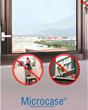 Microcase Her Türlü PVC Pencere Kapıya Uyumlu Emniyet Kilidi - BEYAZ AL4906 1 ADET