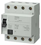Siemens 5SM3648-6, 100 Amper, 300mA, Trifaze, Kaçak Akım K. Röles
