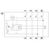 Siemens A Tipi 4X25A 300Ma Trifaze, 3 Faz + Nötr Kaçak Akım Koruma Rölesi
