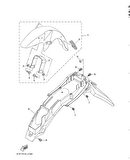 -Yamaha Ybr 125 Ön Çamurluk Gri