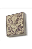 Hollanda Deseni Baskılı Taş Magnet 5X5