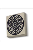 Barok Desen Baskılı Taş Magnet 5X5