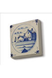 Hollanda Deseni Baskılı Taş Magnet 5X5