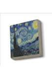 Yıldızlı Gece (Vincent Van Gogh, 1889) Baskılı Taş Magnet 5X5