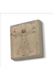 Vitruvius Adamı (Leonardo Da Vinci, 1492) Baskılı Taş Magnet 5X5