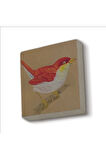 Kuş Baskılı Taş Magnet 5X5