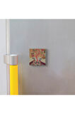 Tavus Kuşları Baskılı Taş Magnet 5X5