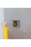 Baykuş Baskılı Taş Magnet 5X5