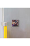 Baykuşlar ve kız Baskılı Taş Magnet 5X5