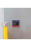 Kedi Baskılı Taş Magnet 5X5