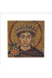 I. Justinianus (Büyük Jüstinyen) Baskılı Taş Magnet 5X5